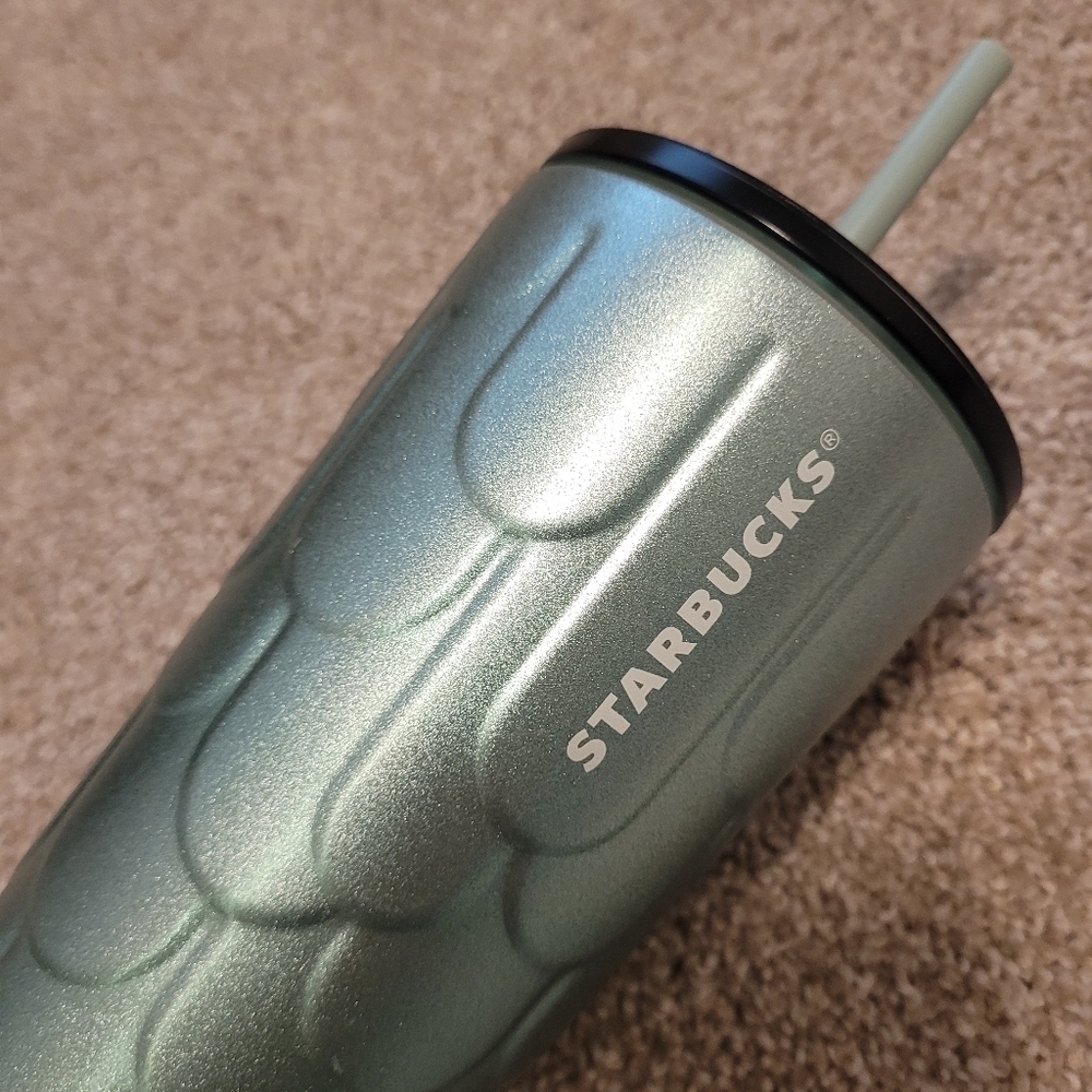 Starbucks Stainless Steel Mermaid Tail Venti Tumbler 24oz Cup - Picture 2 of 4